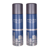Police Light Blue Deodorant Spray 200ml (Pack of 2)