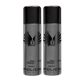 Police Wings Titanium Deodorant Spray 200ml (Pack of 2)