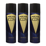 Police ICON Deodorant Spray 200ml (Pack of 3)