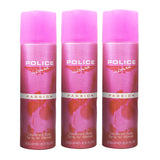 Police Passion Femme Deodorant Spray 200ml (Pack of 3)