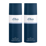 s.Oliver So Pure Man Deodorant Aerosol Spray 150ml (Pack of 2)