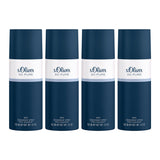 s.Oliver So Pure Man Deodorant Aerosol Spray 150ml (Pack of 4)