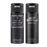 David Beckham Instinct 150ml + Respect 150ml Deo Combo Set (Pack of 2)