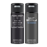 David Beckham Instinct 150ml + The Essence 150ml Deo Combo Set (Pack of 2)