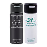 David Beckham Instinct 150ml + Inspired by Respect 150ml Deo Combo Set (Pack of 2)