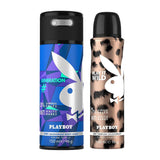 Playboy Generation Man + Wild Women Deo Combo Set 150ml (Pack of 2)