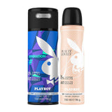 Playboy Generation Man + Play It Lovely Woman Deo Combo Set 150ml (Pack of 2)