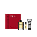 Salvatore Ferragamo Uomo Gift Set (Eau de Toilette 100ml  +  Shampoo Shower Gel 100ml  +  SPR10ml)