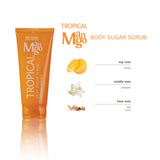 MADES Body Resort Clear Orange Tube Body Sugar Scrub