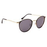 INVU Round Sunglass with Grey  lens for Men
