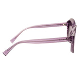 INVU round Sunglass with Transp. Lilac  lens for Men & Women