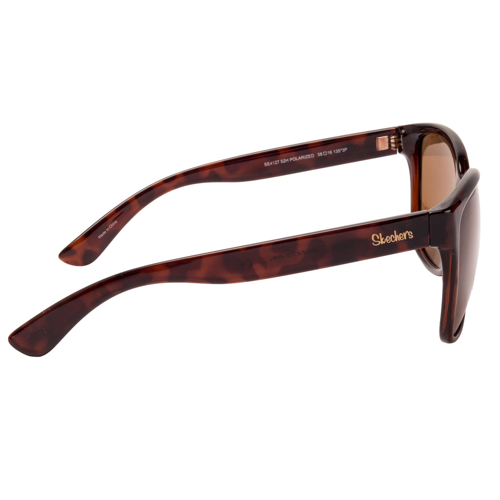 Skechers Square Sunglass with brown Lens for women