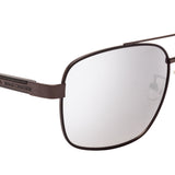 Skechers Square Sunglass with Grey Lens for Men