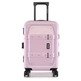 Nakuru Ywd-2141 Pink & Black Color Abs Material Hard 20" Cabin Trolley