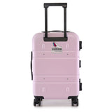 Nakuru Ywd-2141 Pink & Black Color Abs Material Hard 20" Cabin Trolley