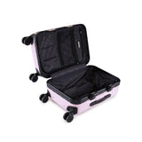 Nakuru Ywd-2141 Pink & Black Color Abs Material Hard 20" Cabin Trolley
