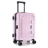 Nakuru Ywd-2141 Pink & Black Color Abs Material Hard 20" Cabin Trolley