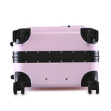 Nakuru Ywd-2141 Pink & Black Color Abs Material Hard 24" Medium Trolley