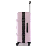 Nakuru Ywd-2141 Pink & Black Color Abs Material Hard 28" Large Trolley