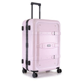 Nakuru Ywd-2141 Pink & Black Color Abs Material Hard 28" Large Trolley