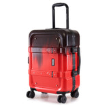 Nakuru Ywd-2141 Red & Black Color Abs Material Hard 20" Cabin Trolley