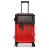 Nakuru Ywd-2141 Red & Black Color Abs Material Hard 24" Medium Trolley
