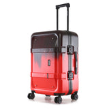 Nakuru Ywd-2141 Red & Black Color Abs Material Hard 24" Medium Trolley