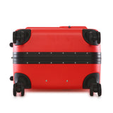 Nakuru Ywd-2141 Red & Black Color Abs Material Hard 24" Medium Trolley