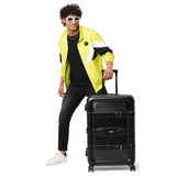 Nakuru Ywd-2141 Matte Black Color Abs Material Hard 28" Cabin Trolley