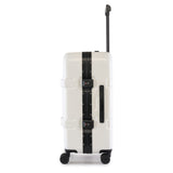 Nakuru Ywd-2141 White Color Abs Material Hard 24" Medium Trolley