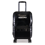 Nakuru Ae-2172 Black Color Pu Material Hard & Soft 20" Cabin Trolley