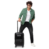Nakuru Ae-2172 Black Color Pu Material Hard & Soft 20" Cabin Trolley