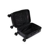 Nakuru Ae-2172 Black Color Pu Material Hard & Soft 20" Cabin Trolley