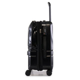 Nakuru Ae-2172 Black Color Pu Material Hard & Soft 20" Cabin Trolley