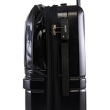 Nakuru Ae-2172 Black Color Pu Material Hard & Soft 20" Cabin Trolley