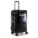 Nakuru Ae-2172 Black Color Pu Material Hard & Soft 24" Medium Trolley