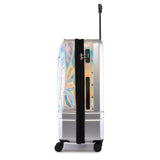 Nakuru Ae-2172 Silver Color Pu Material Hard & Soft 29" Large Trolley