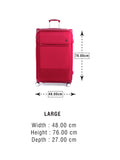RONCATO NEW YORK Range Rosso Color Soft Luggage