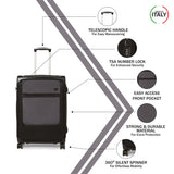 RONCATO New York Soft Nero Luggage Trolley