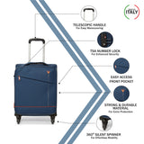 RONCATO Jazz Soft Blue Notte Luggage Trolley