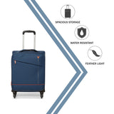 RONCATO Jazz Soft Blue Notte Luggage Trolley