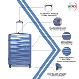 RONCATO Stellar Hard Blue Notte Luggage Trolley