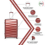 RONCATO Stellar Hard Rossoscuro Luggage Trolley