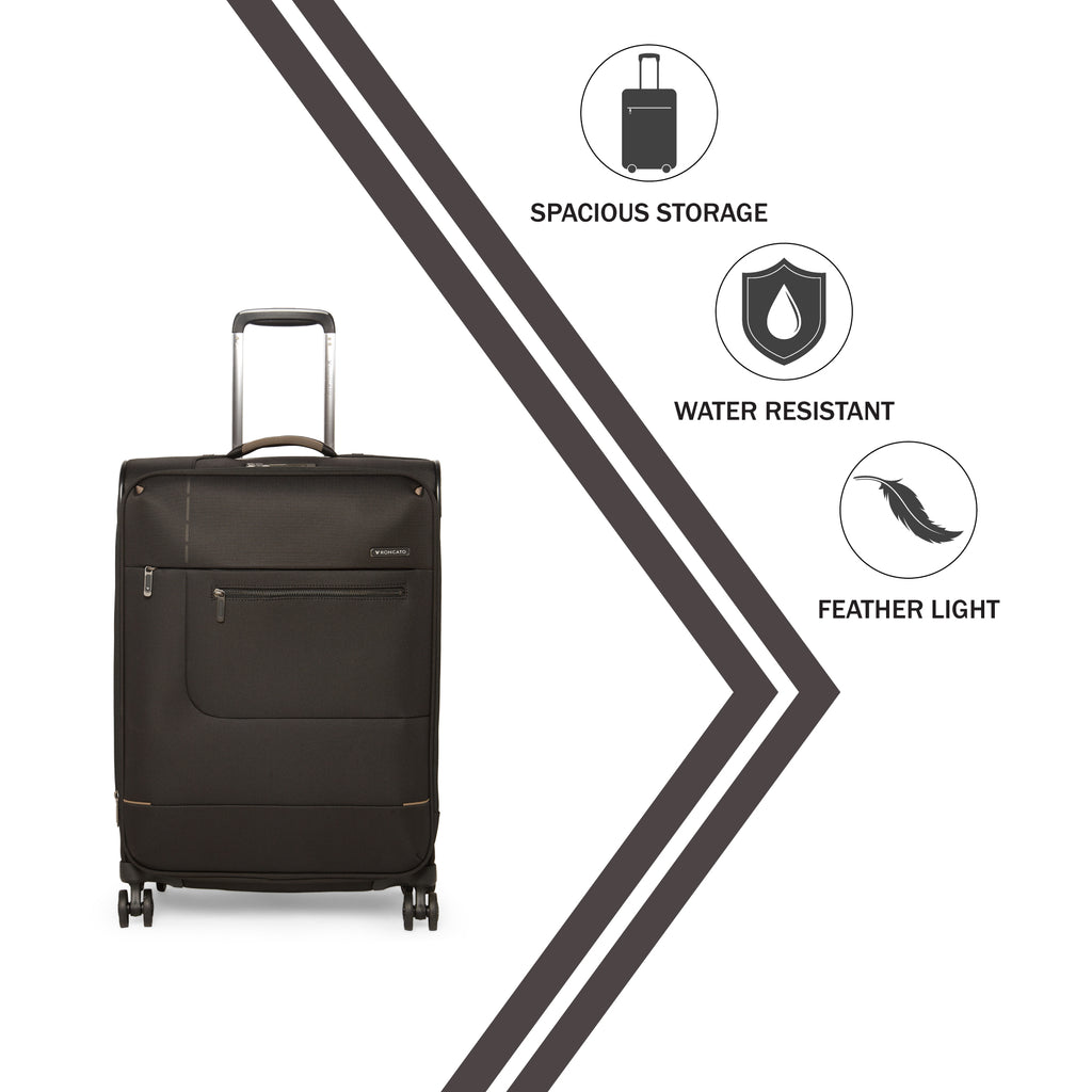 RONCATO Sidetrack Soft Nero Luggage Trolley