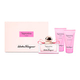 Ferragamo Signorina In Fiore Set (Eau de Toilette 50ml + Body Lotion 50ml + Shower Gel 50ml)