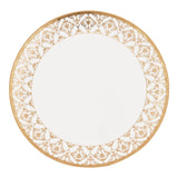 Hitkari Porcelain Golden Glory Dinner Set | 33 Pcs.|Modern & Trendy Design |Designed in India