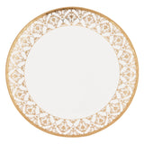 Hitkari Porcelain Golden Glory Dinner Set | 33 Pcs.|Modern & Trendy Design |Designed in India
