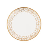 Hitkari Porcelain Golden Glory Dinner Set | 33 Pcs.|Modern & Trendy Design |Designed in India