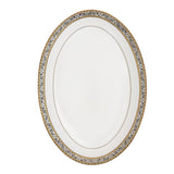 Hitkari Porcelain Dinner Set for 6 | 33 Pcs.|Luxury Dinnerware with Pure Gold Lining