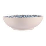 Hitkari Porcelain Blue Dew 21 Pc. Dinner Set for 6 |Porcelain Luxury Dinnerware with Elegant Design